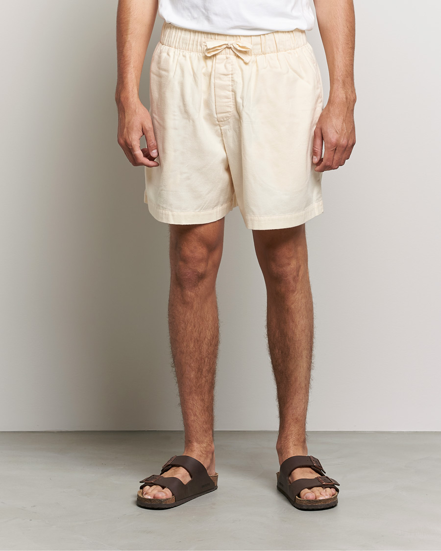 Homme | Vêtements | Tekla | Flannel Pyjama Shorts Moondust