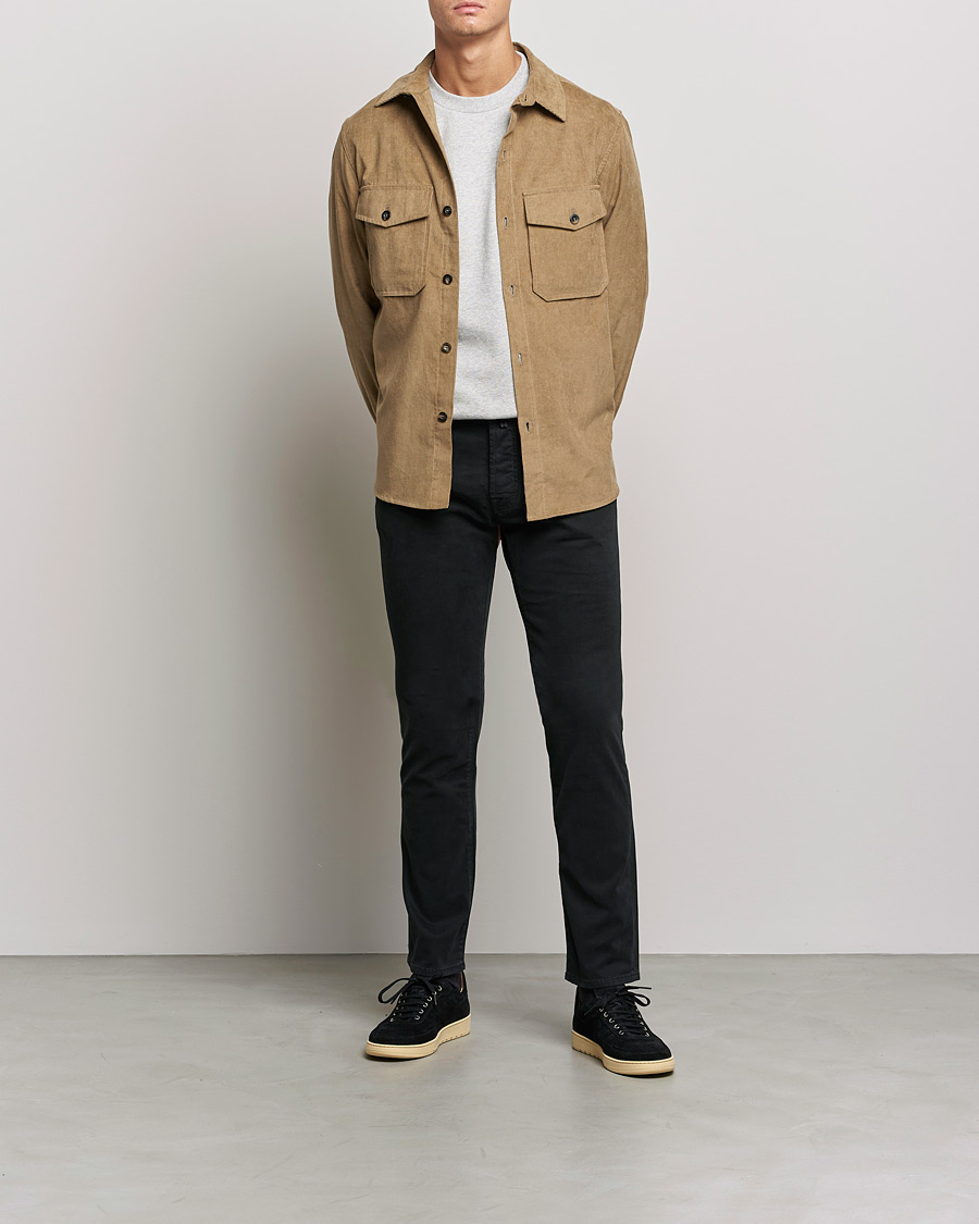 Homme | Pantalons | Jacob Cohën | Bard 5-Pocket Cotton Trousers Black