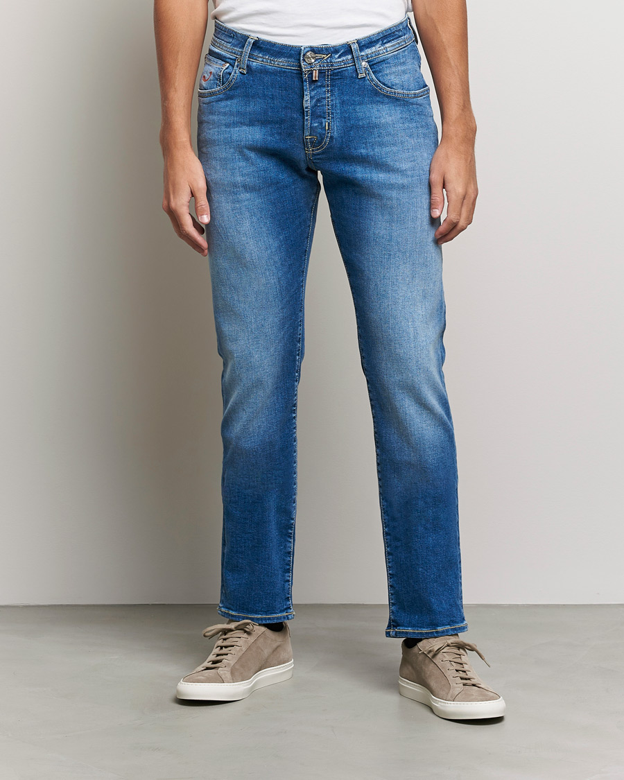 Homme | Jeans | Jacob Cohën | Nick Limited Edition Slim Fit Jeans Light Blue