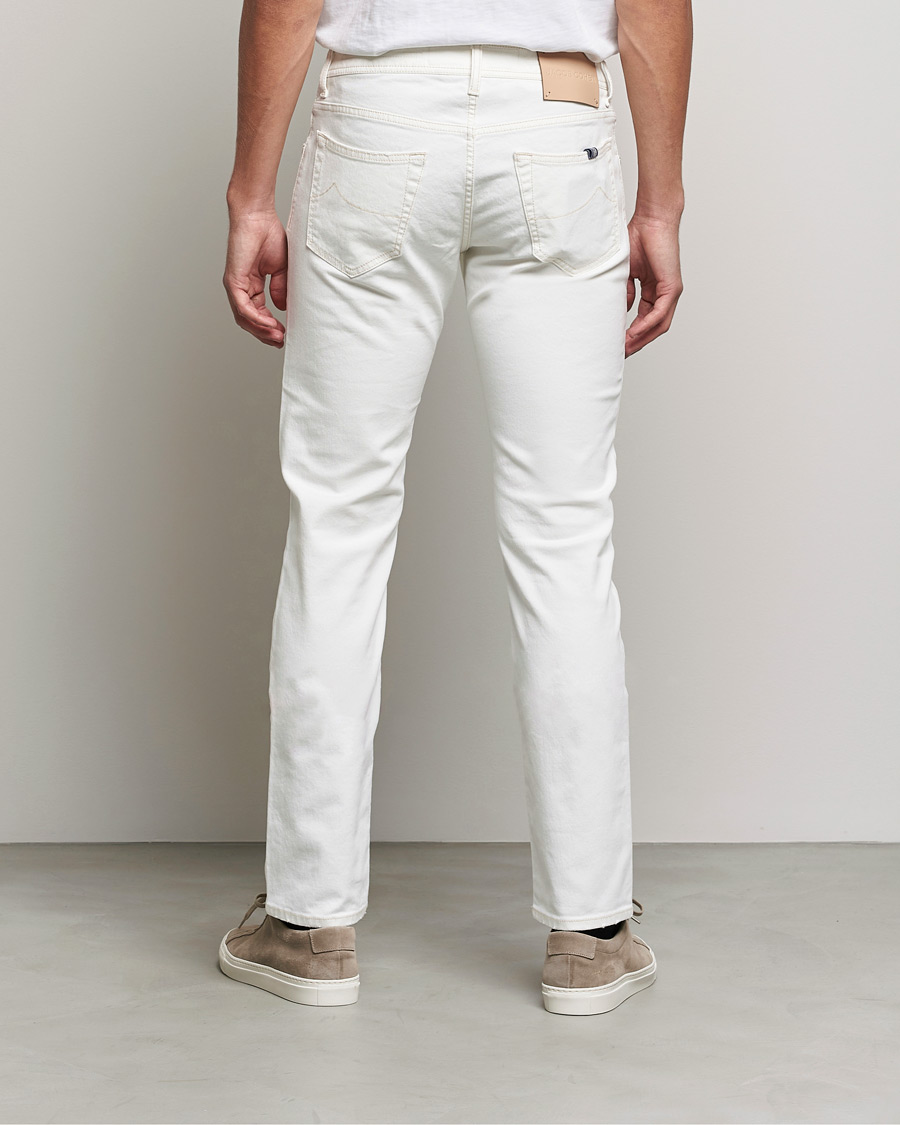 Homme | Jeans | Jacob Cohën | Nick Bio Cotton Slim Fit Jeans Off White