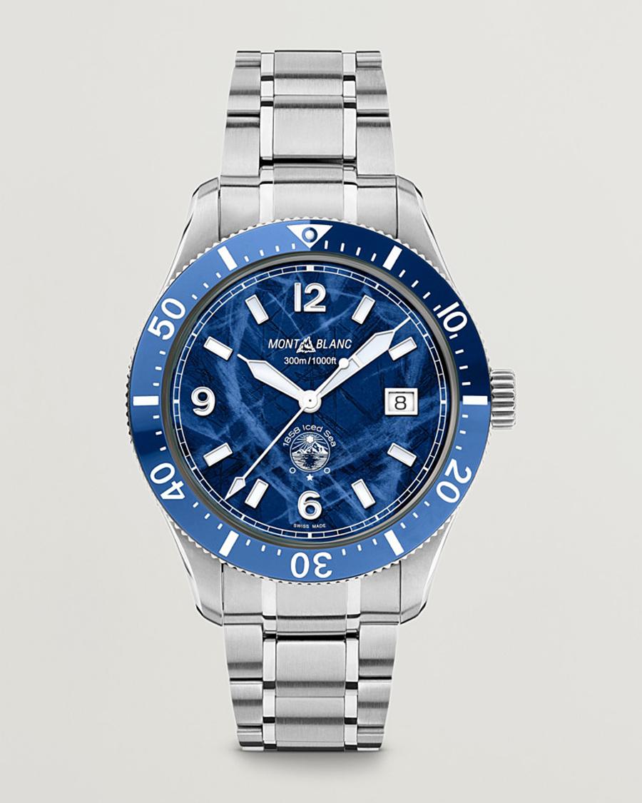 Homme | Montblanc 1858 Iced Sea Automatic 41mm Blue | Montblanc | 1858 Iced Sea Automatic 41mm Blue