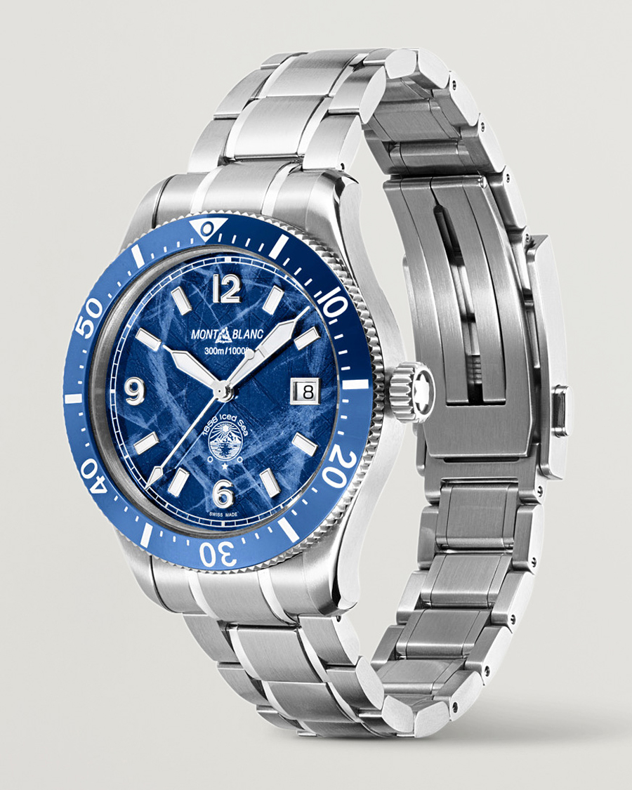 Homme | Montblanc 1858 Iced Sea Automatic 41mm Blue | Montblanc | 1858 Iced Sea Automatic 41mm Blue