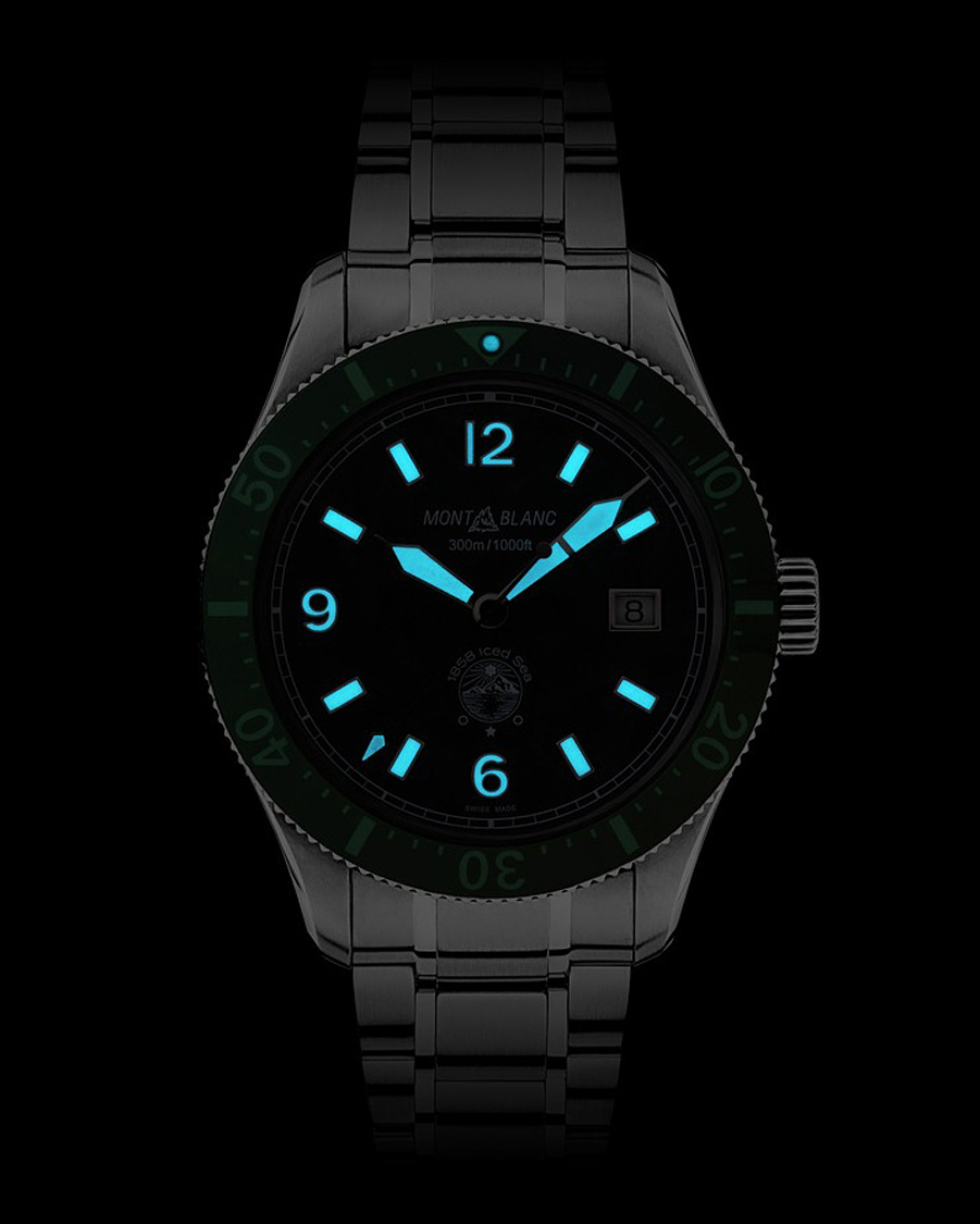 Homme | Montblanc 1858 Iced Sea Automatic 41mm Green | Montblanc | 1858 Iced Sea Automatic 41mm Green