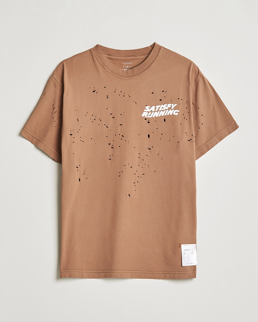 Homme | T-shirts | Satisfy | MothTech Distressed T-Shirt Thrush