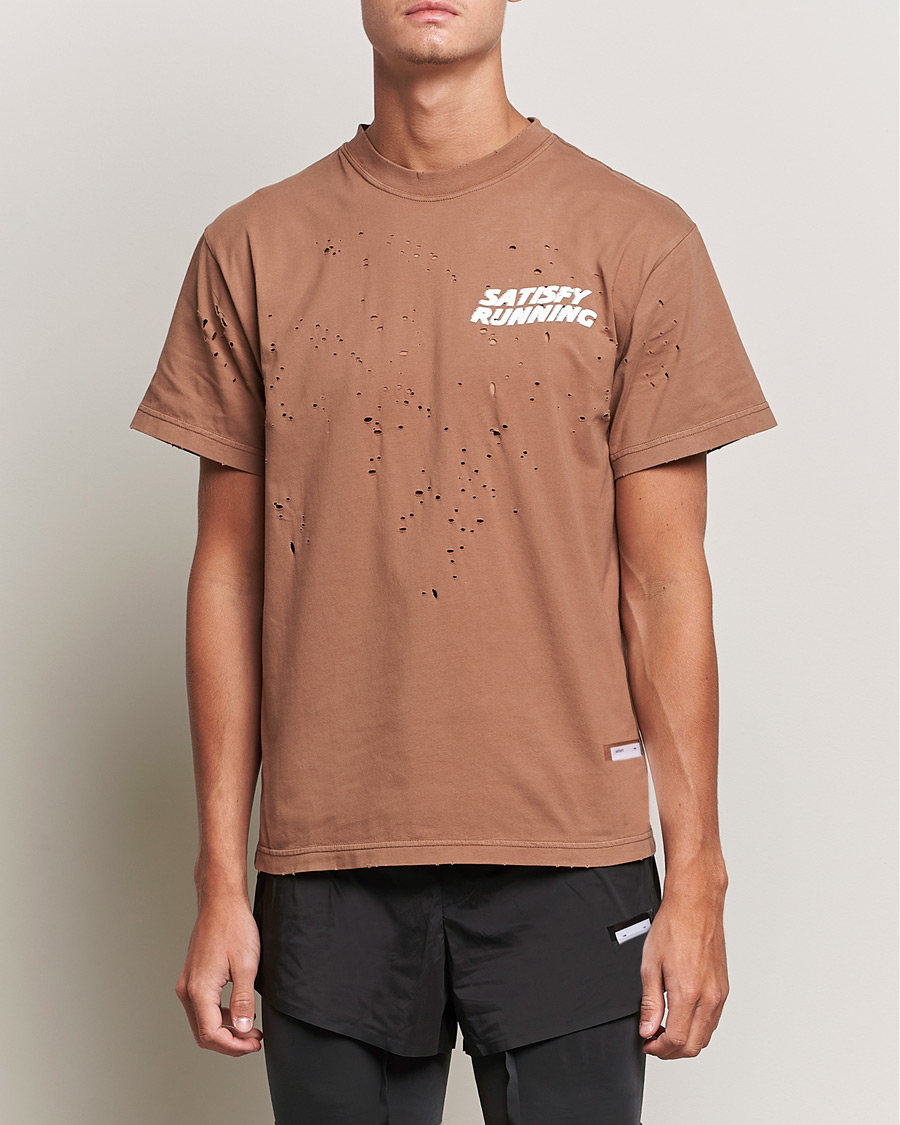 Homme | T-shirts | Satisfy | MothTech Distressed T-Shirt Thrush