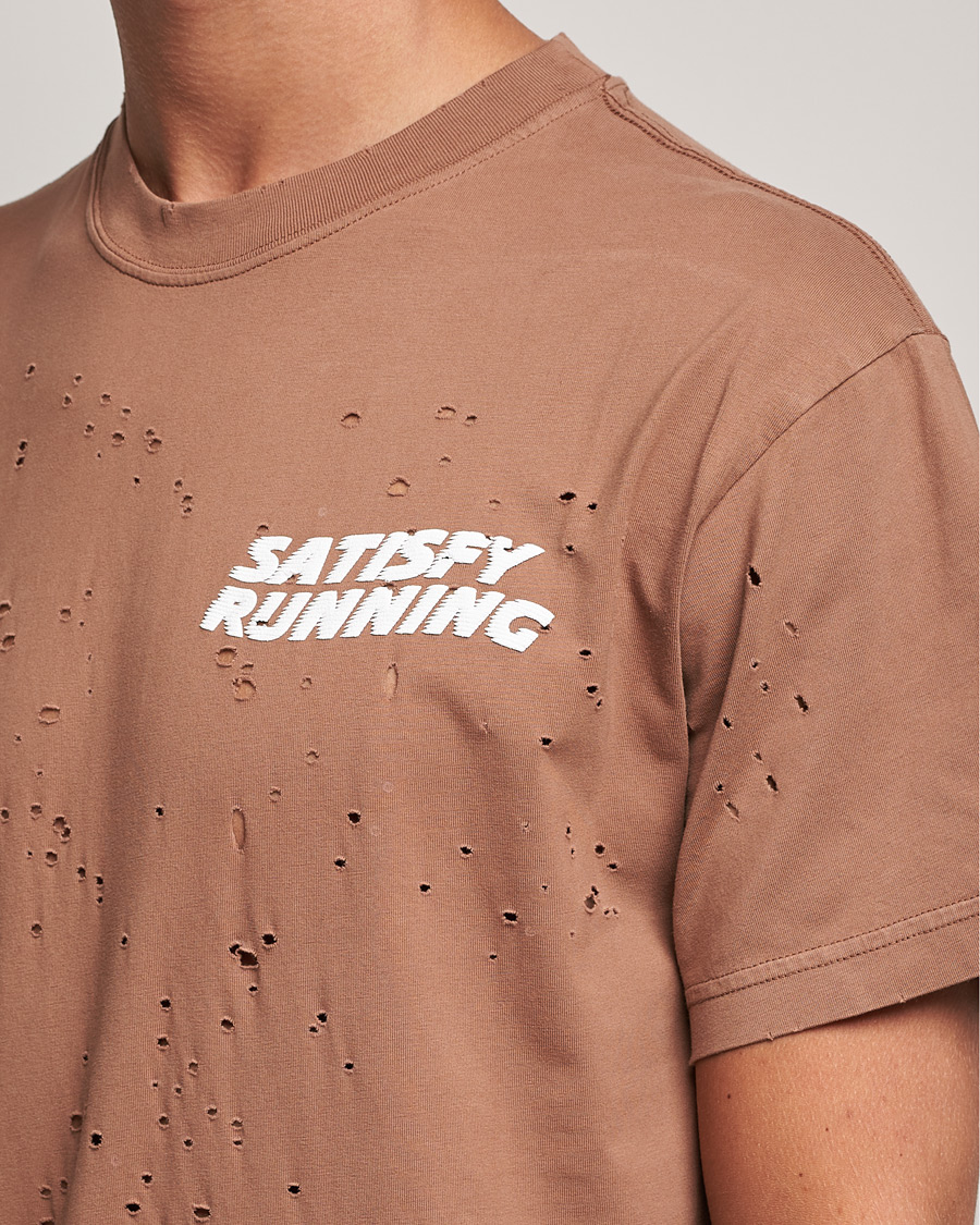 Homme | T-shirts | Satisfy | MothTech Distressed T-Shirt Thrush