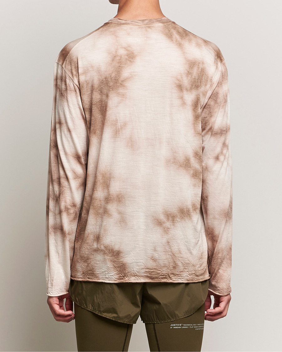 Homme | T-shirts | Satisfy | CloudMerino Long Sleeve T-Shirt Thrush Batik