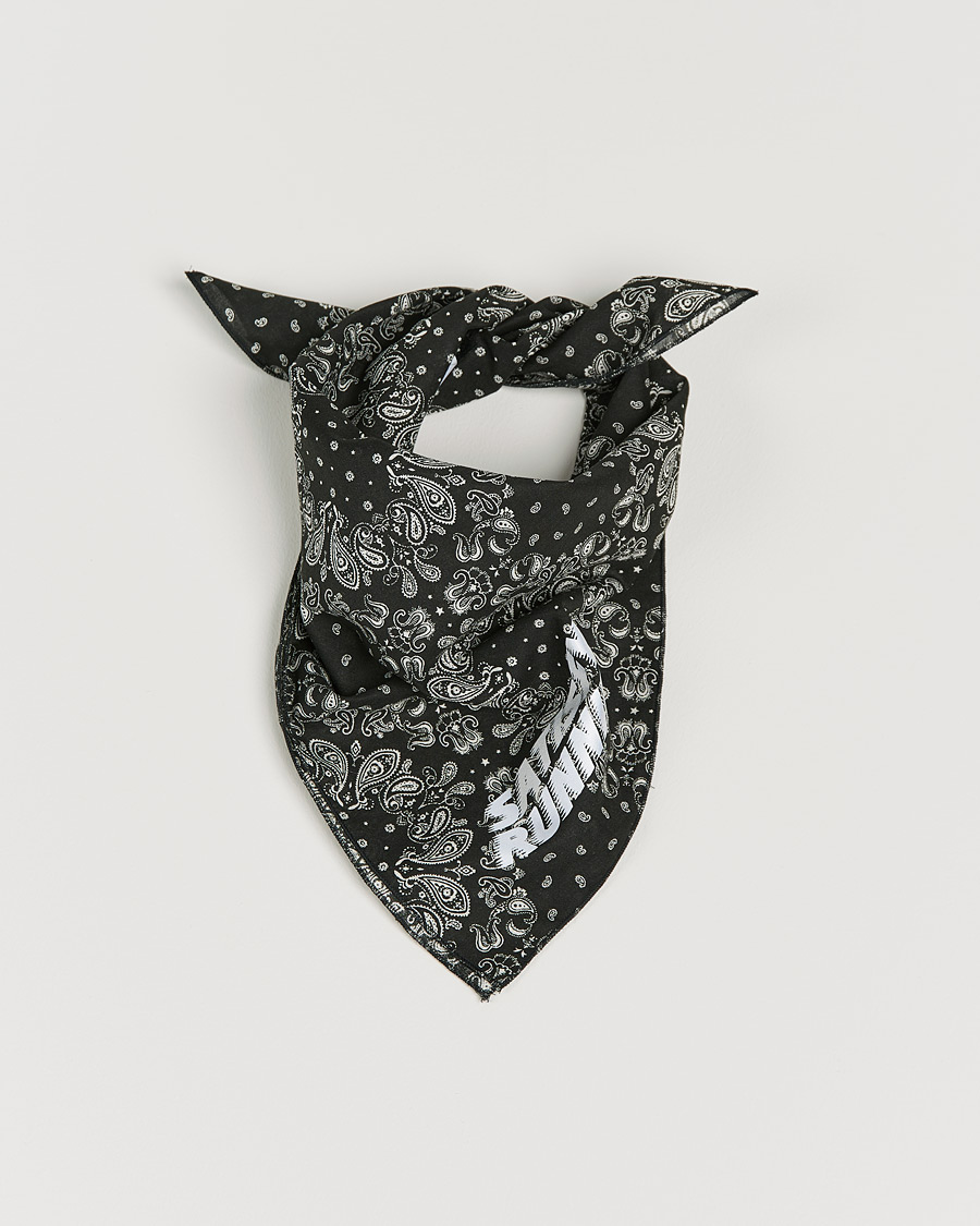 Homme | Satisfy Japanese Cotton Bandana Black | Satisfy | Japanese Cotton Bandana Black