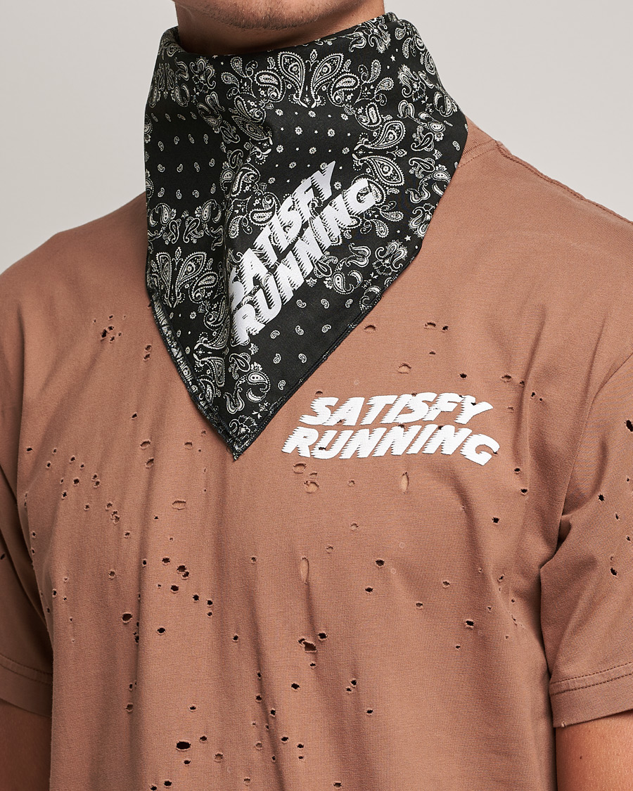 Homme | Satisfy Japanese Cotton Bandana Black | Satisfy | Japanese Cotton Bandana Black