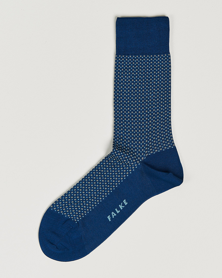 Homme | Sous-Vêtements Et Chaussettes | Falke | Up Town Tie Sock Royal Blue
