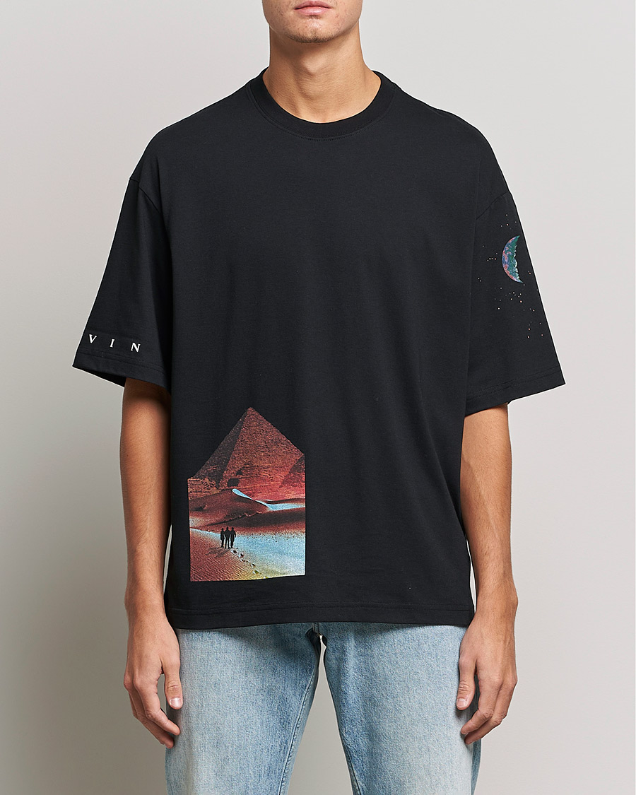 Homme | T-shirts | Lanvin | Sci-Fi Printed T-Shirt Black