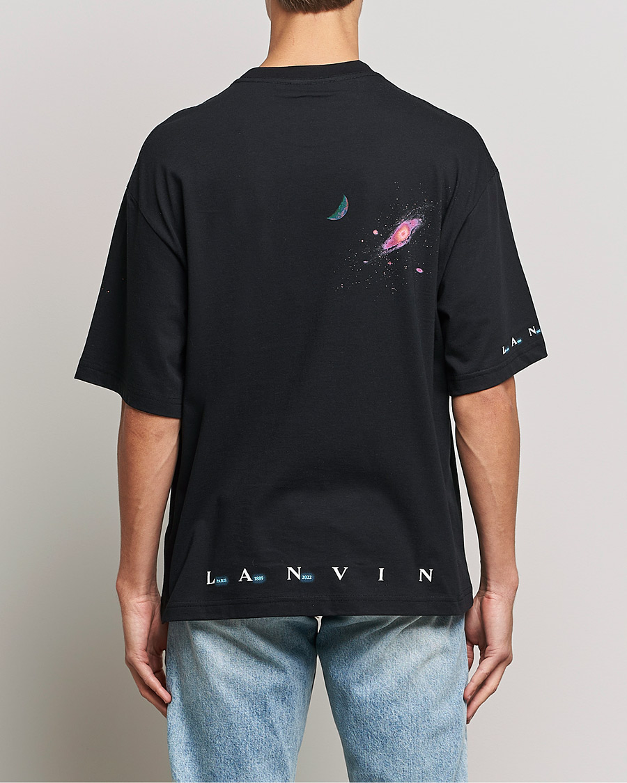 Homme | T-shirts | Lanvin | Sci-Fi Printed T-Shirt Black