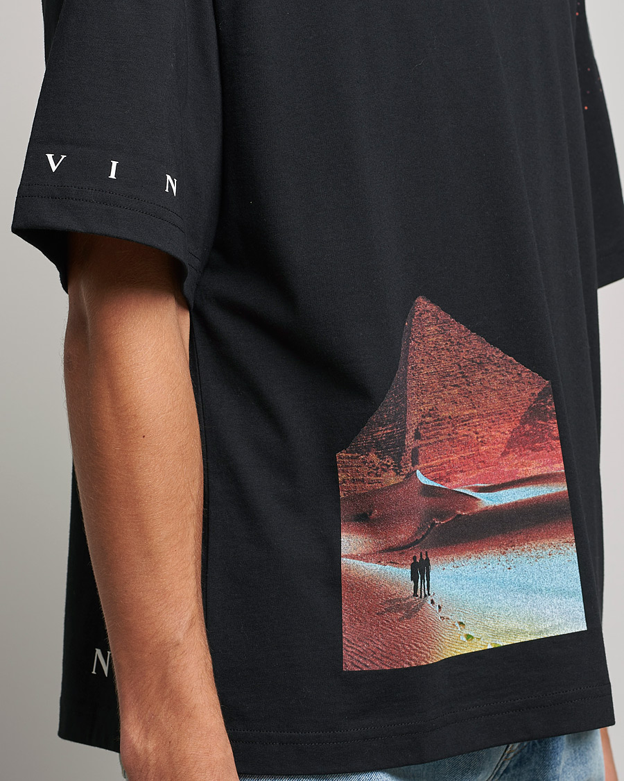 Homme | T-shirts | Lanvin | Sci-Fi Printed T-Shirt Black
