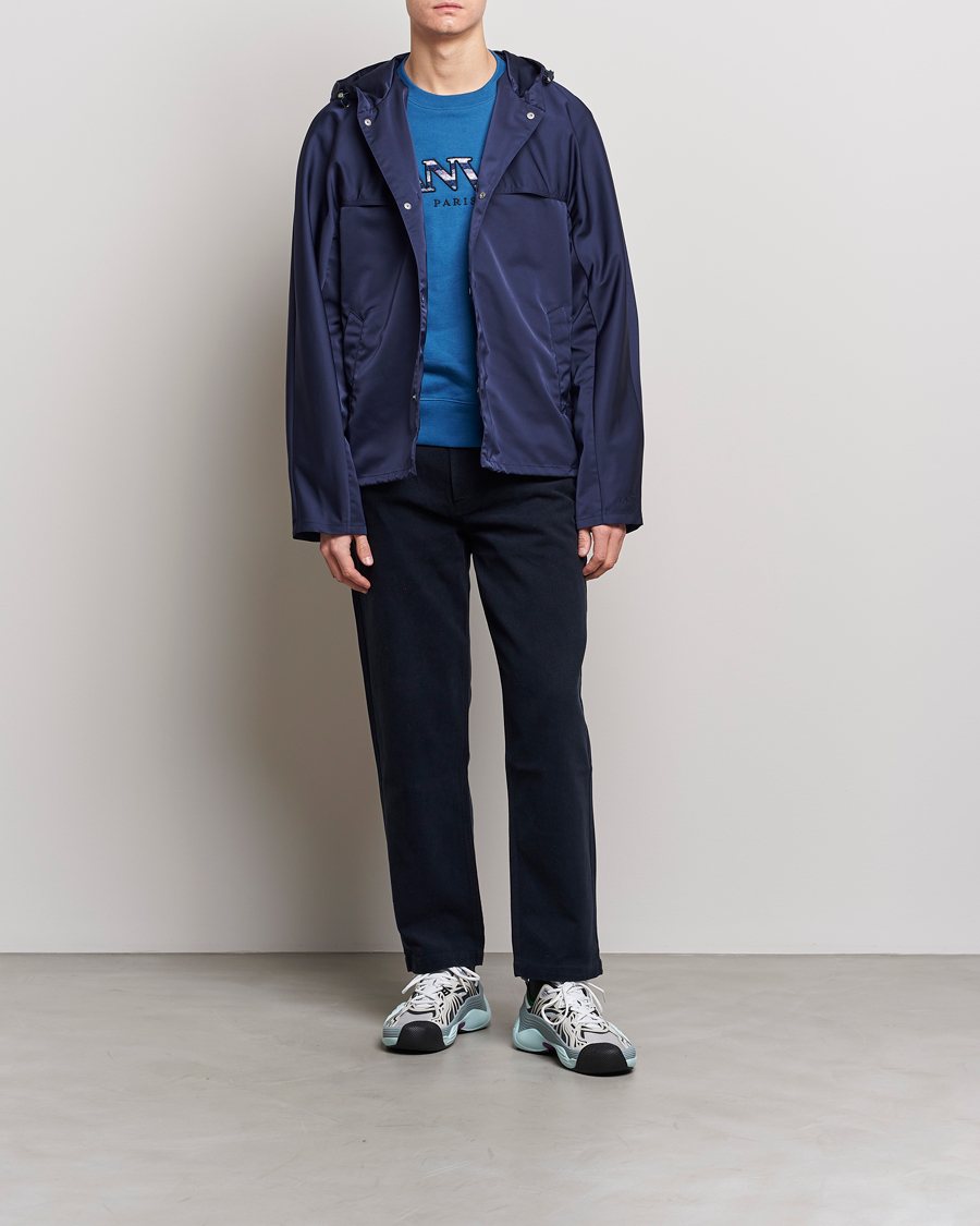 Homme | Manteaux Et Vestes | Lanvin | Packable Windbreaker Ink Blue