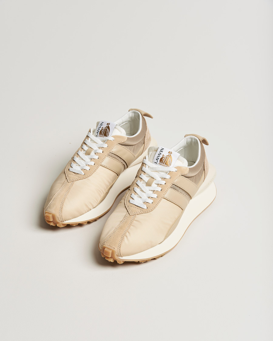 Homme | Lanvin Bumpr Running Sneakers Ecru | Lanvin | Bumpr Running Sneakers Ecru