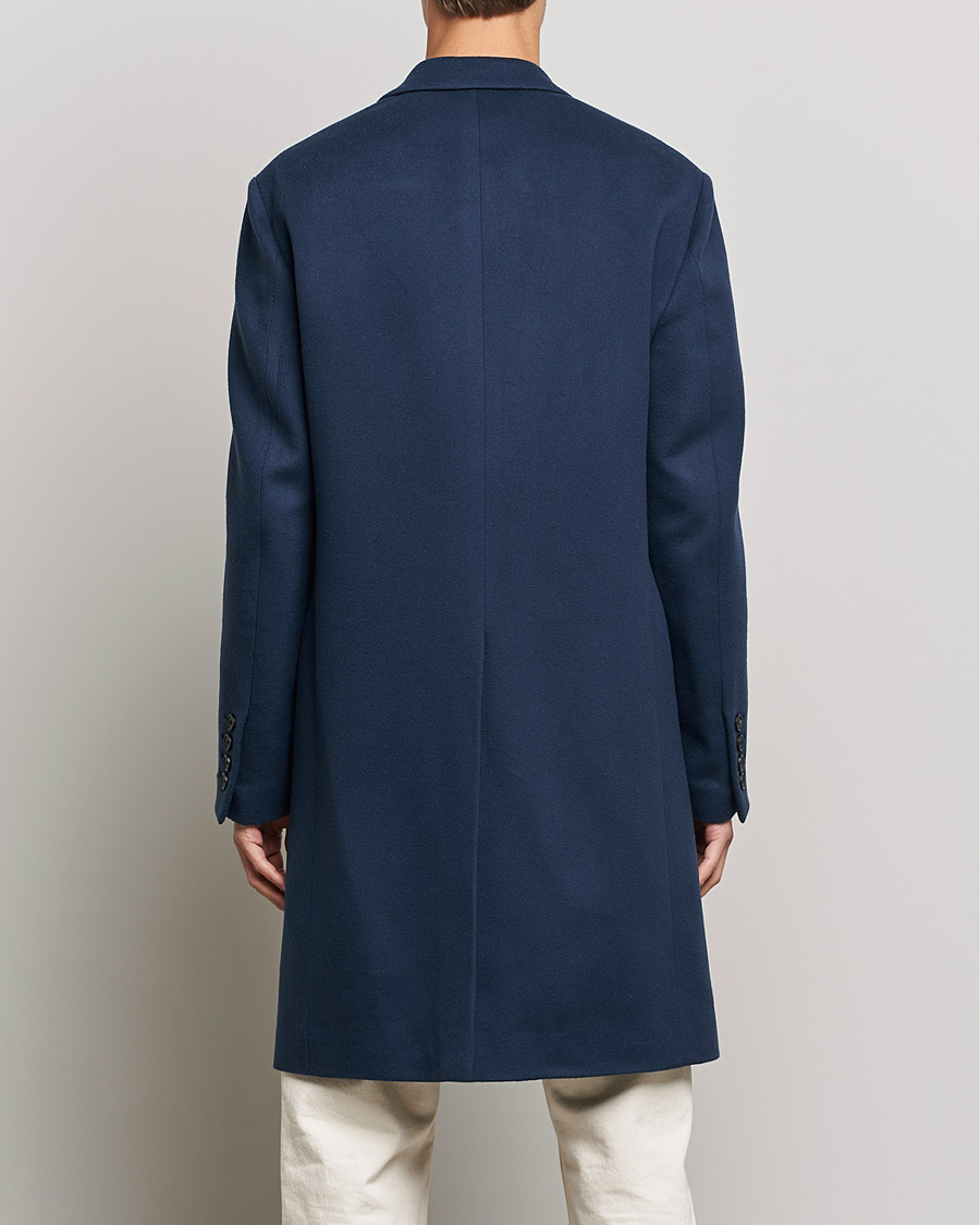 Homme | Manteaux Et Vestes | Lanvin | Classic Wool Coat Midnight Blue