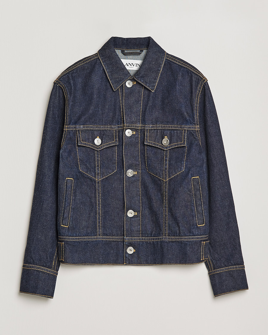 Homme | Manteaux Et Vestes | Lanvin | Denim Jacket Navy Blue