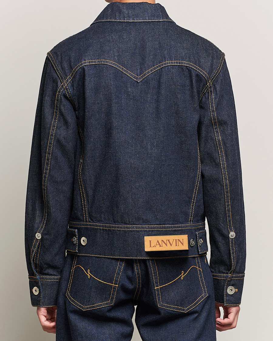 Homme | Manteaux Et Vestes | Lanvin | Denim Jacket Navy Blue