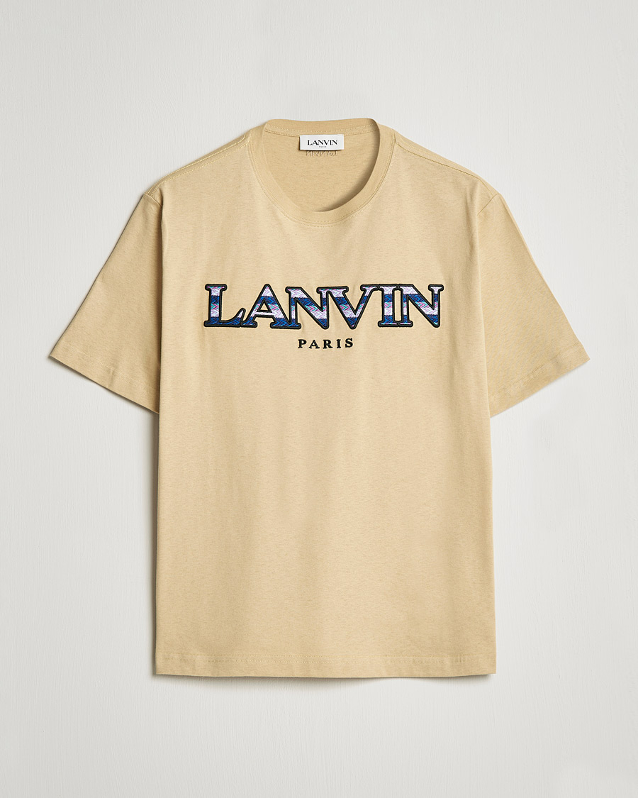 Homme | T-shirts | Lanvin | Curb Logo T-Shirt Beige