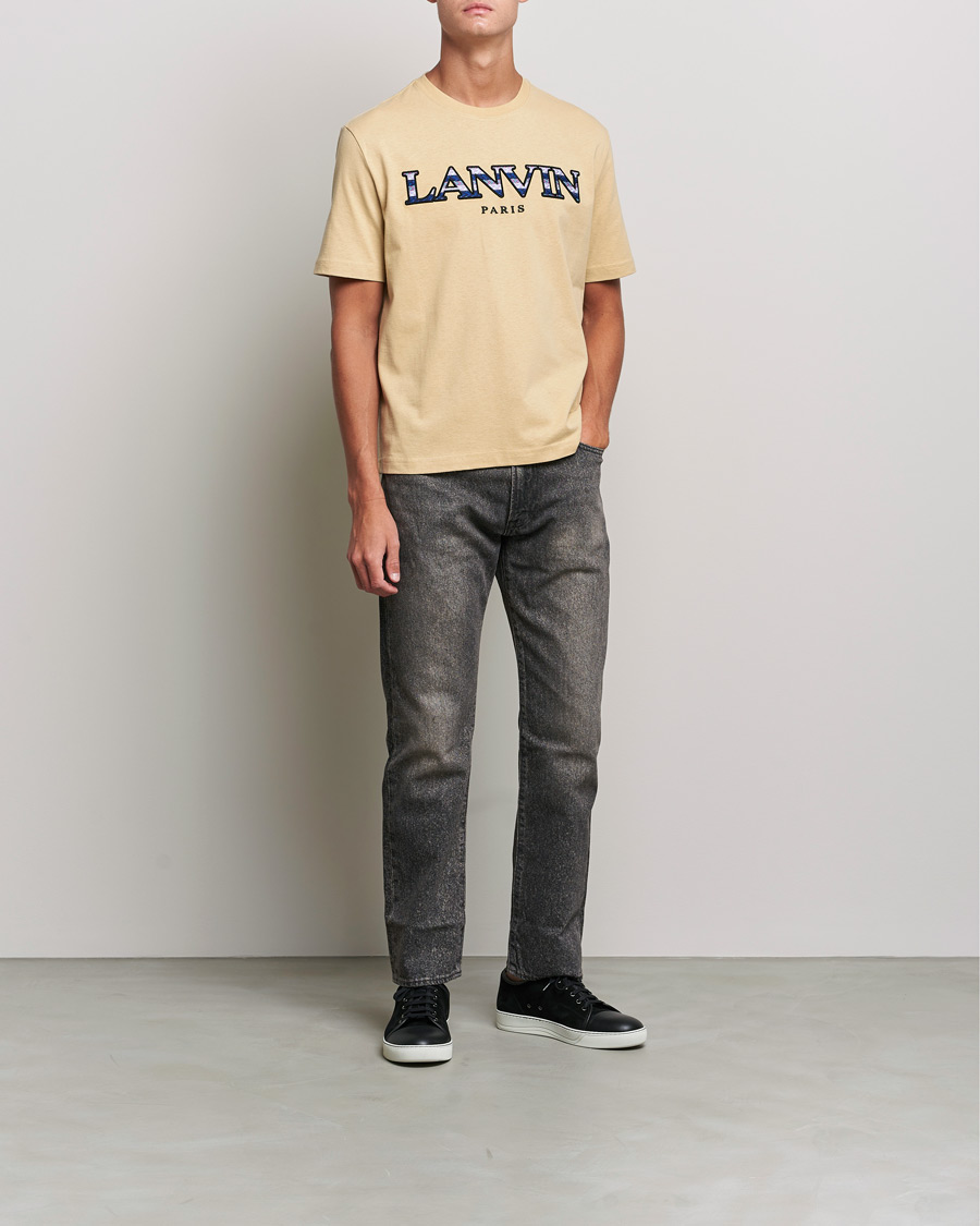 Homme | T-shirts | Lanvin | Curb Logo T-Shirt Beige