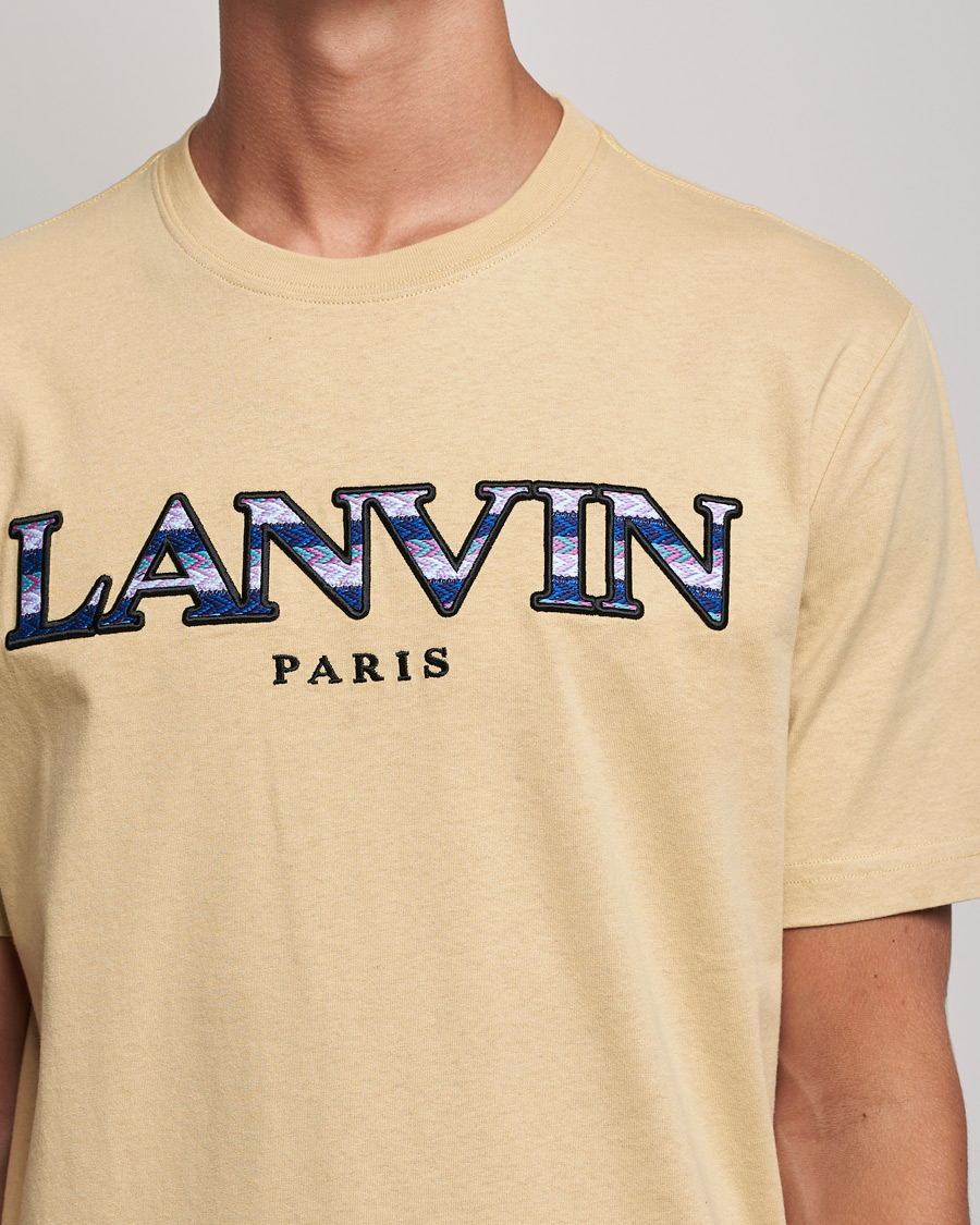 Homme | T-shirts | Lanvin | Curb Logo T-Shirt Beige