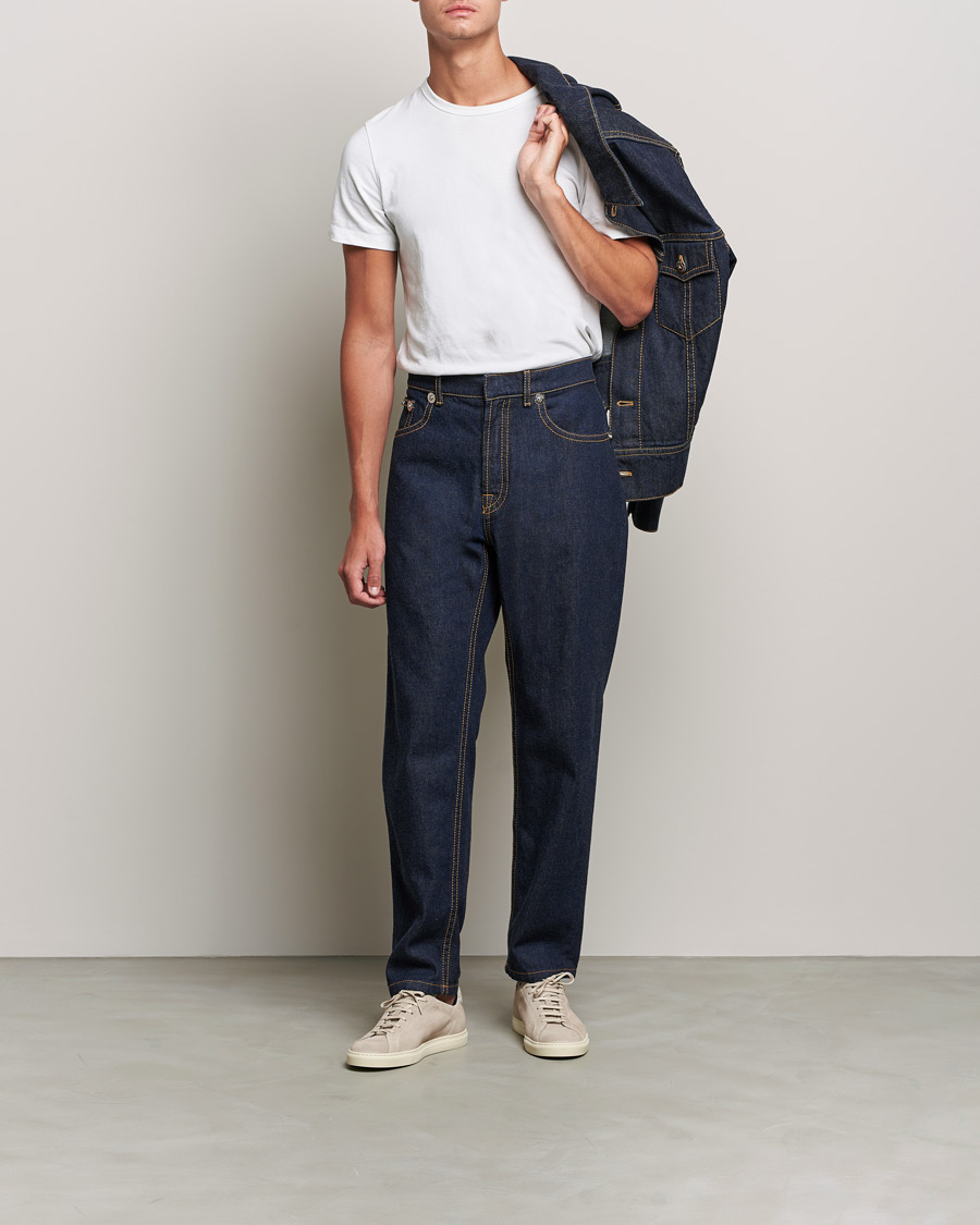 Homme | Jeans | Lanvin | Tapered Jeans Navy Blue