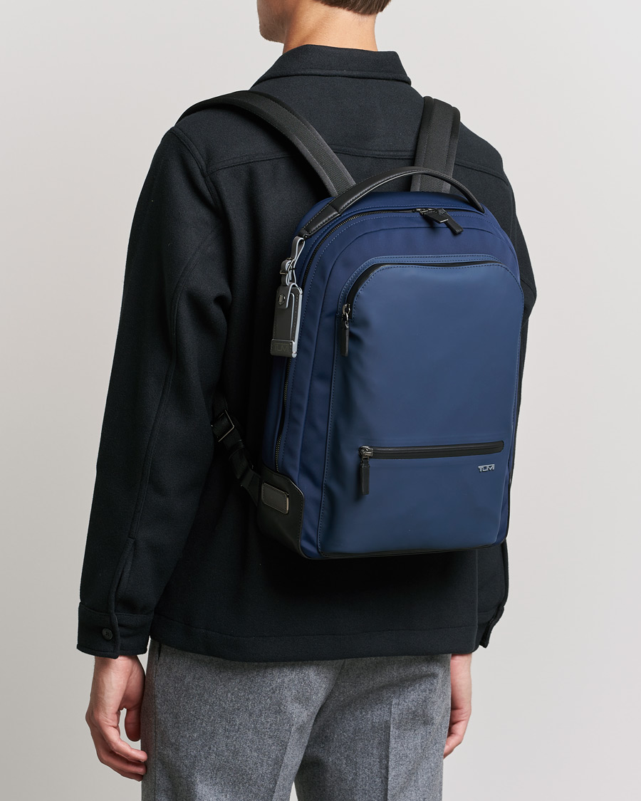 Homme | TUMI Harrison Bradner Backpack Navy/Navy | TUMI | Harrison Bradner Backpack Navy/Navy