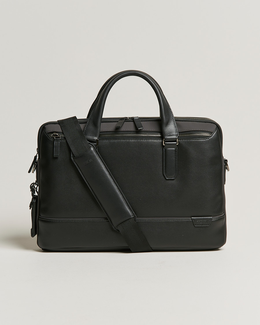 Homme | TUMI Harrison Sycamore Slim Brief Black/Iron | TUMI | Harrison Sycamore Slim Brief Black/Iron