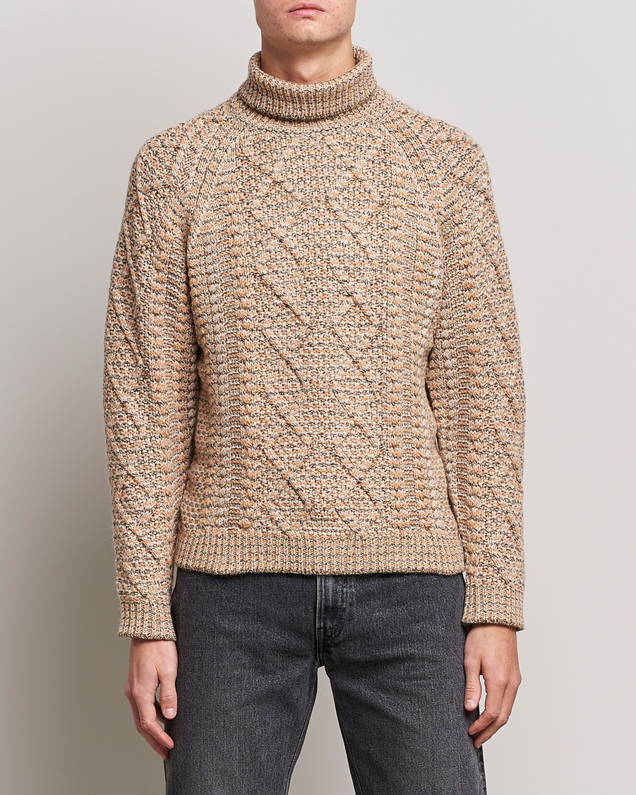 Homme | Pulls Et Tricots | Snow Peak | Alpaca Mix Turtleneck Ecru