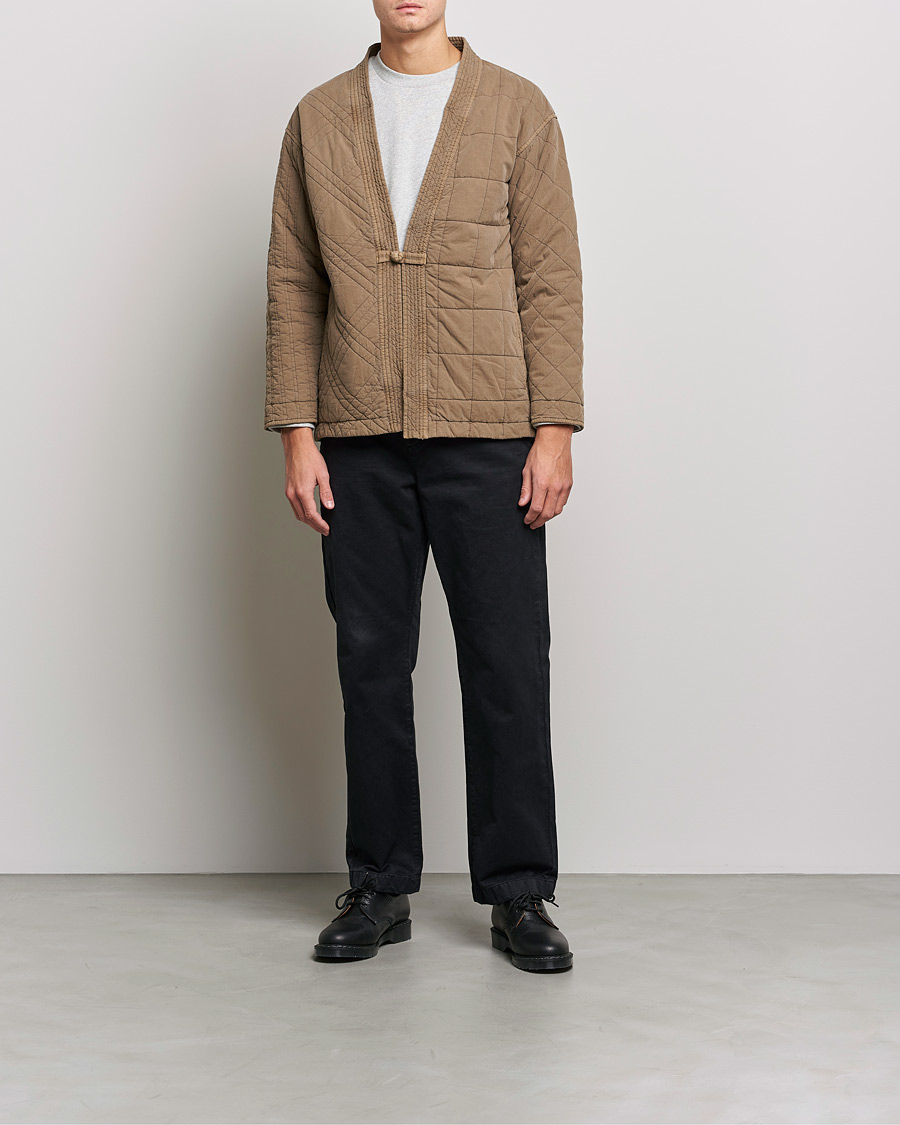 Homme | Pulls Et Tricots | Snow Peak | Patchwork Quilted Noragi Jacket Brown