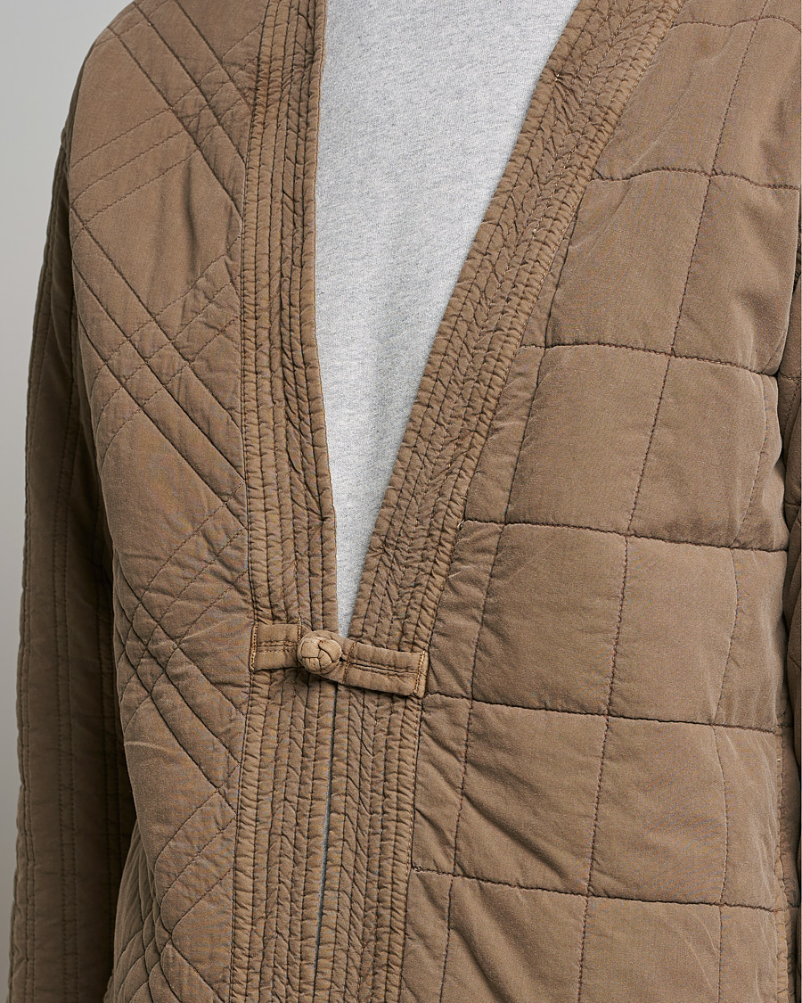 Homme | Pulls Et Tricots | Snow Peak | Patchwork Quilted Noragi Jacket Brown
