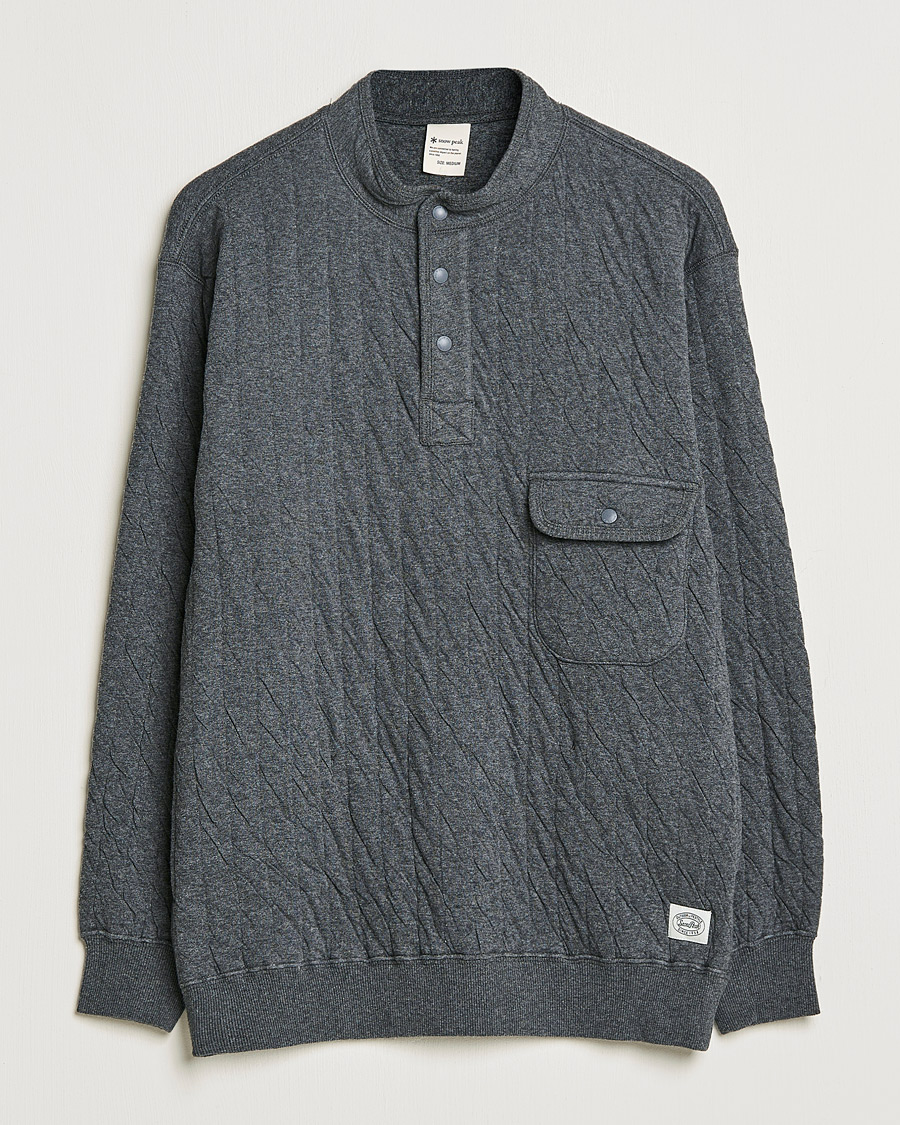 Homme | Pulls Et Tricots | Snow Peak | Natural Warm Stretch Pullover Medium Grey