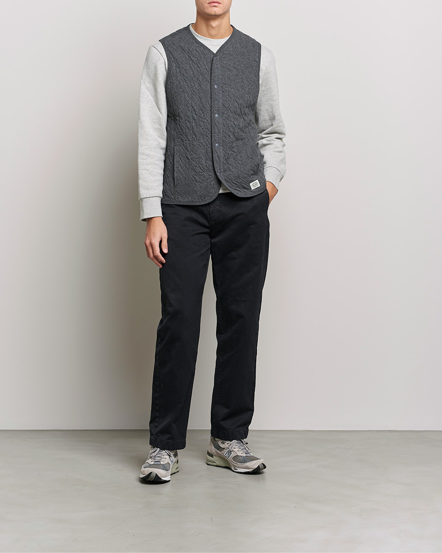 Homme | Pulls Et Tricots | Snow Peak | Natural Warm Stretch Vest Medium Grey
