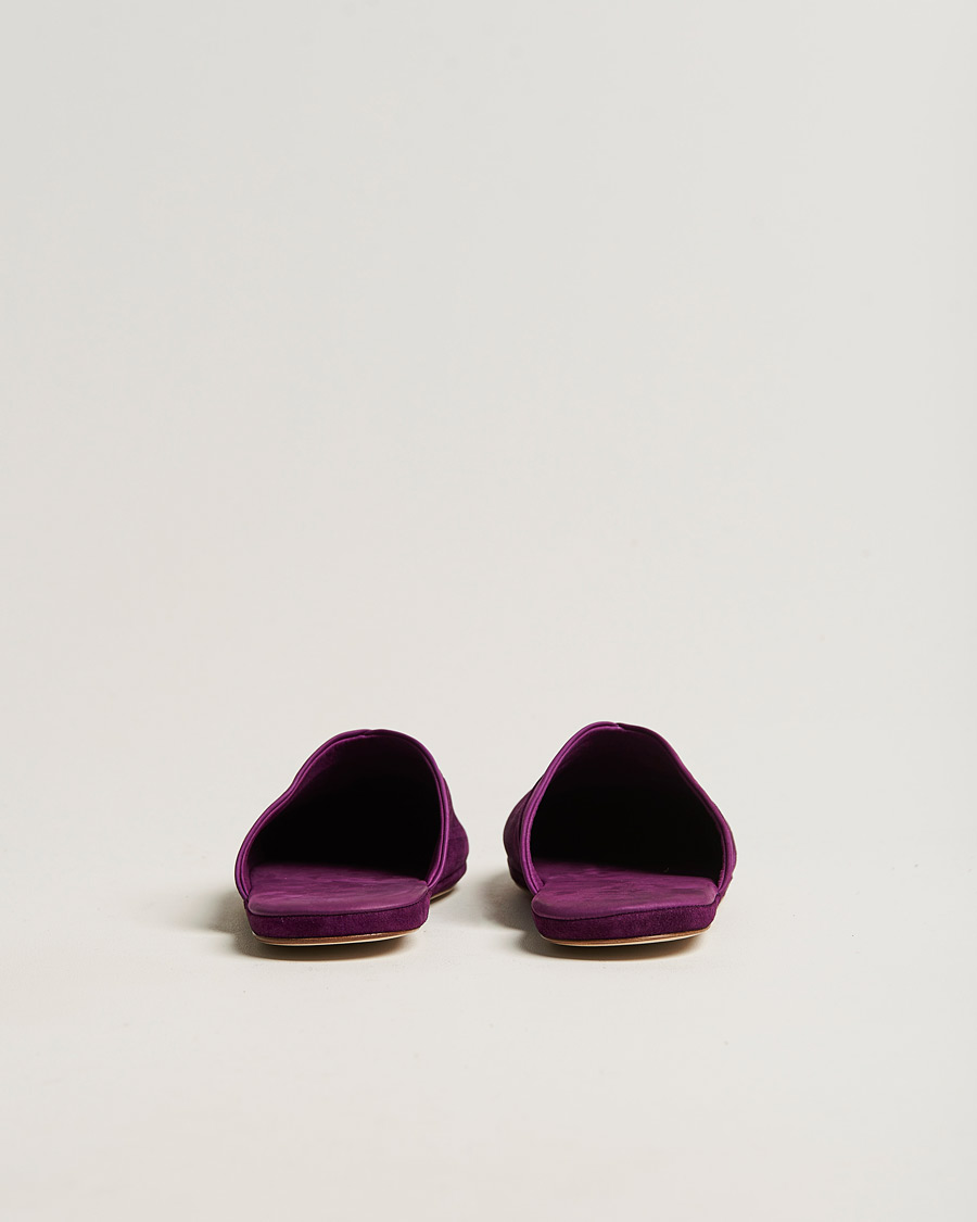 Homme | John Lobb Knighton Slipper Purple Cashmere Suede | John Lobb | Knighton Slipper Purple Cashmere Suede