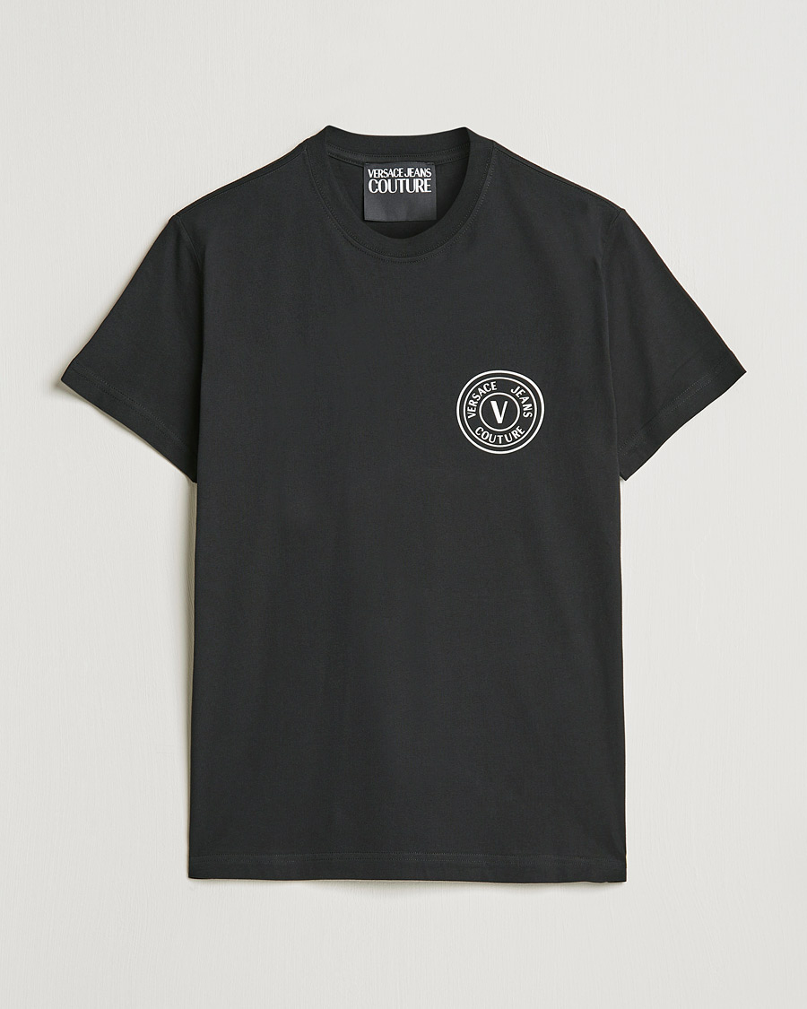 Homme | T-shirts | Versace Jeans Couture | V Emblem T-Shirt Black