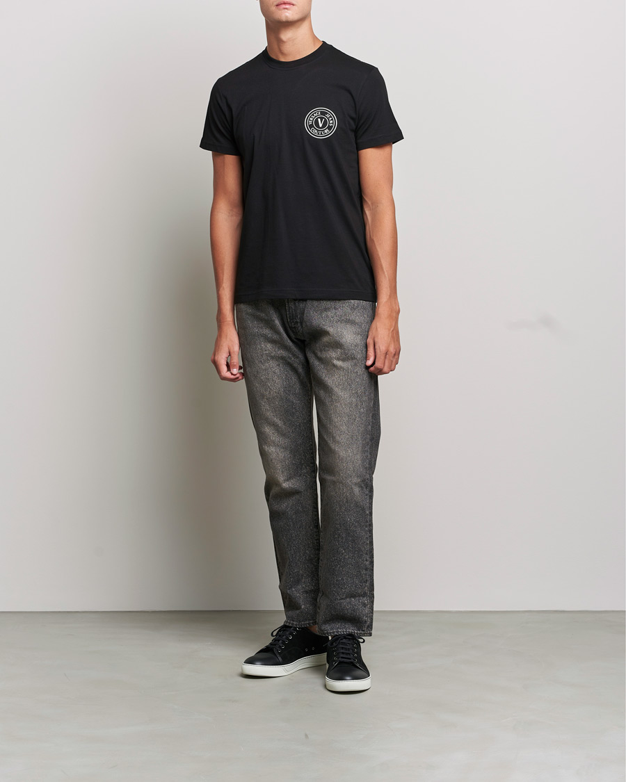 Homme | T-shirts | Versace Jeans Couture | V Emblem T-Shirt Black