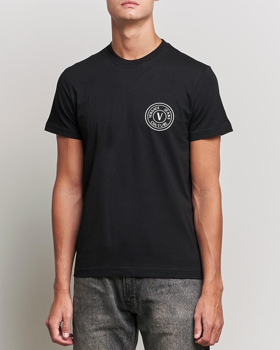 Homme | T-shirts | Versace Jeans Couture | V Emblem T-Shirt Black