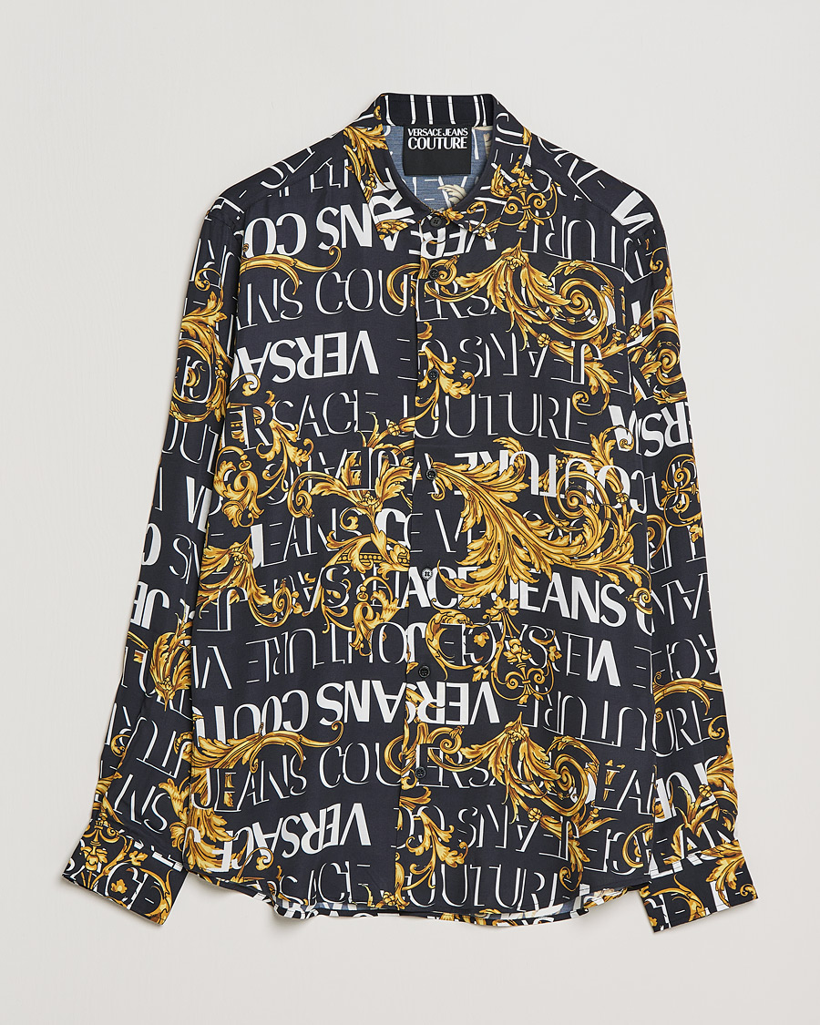 Homme | Chemises | Versace Jeans Couture | Logo Baroque Shirt Black