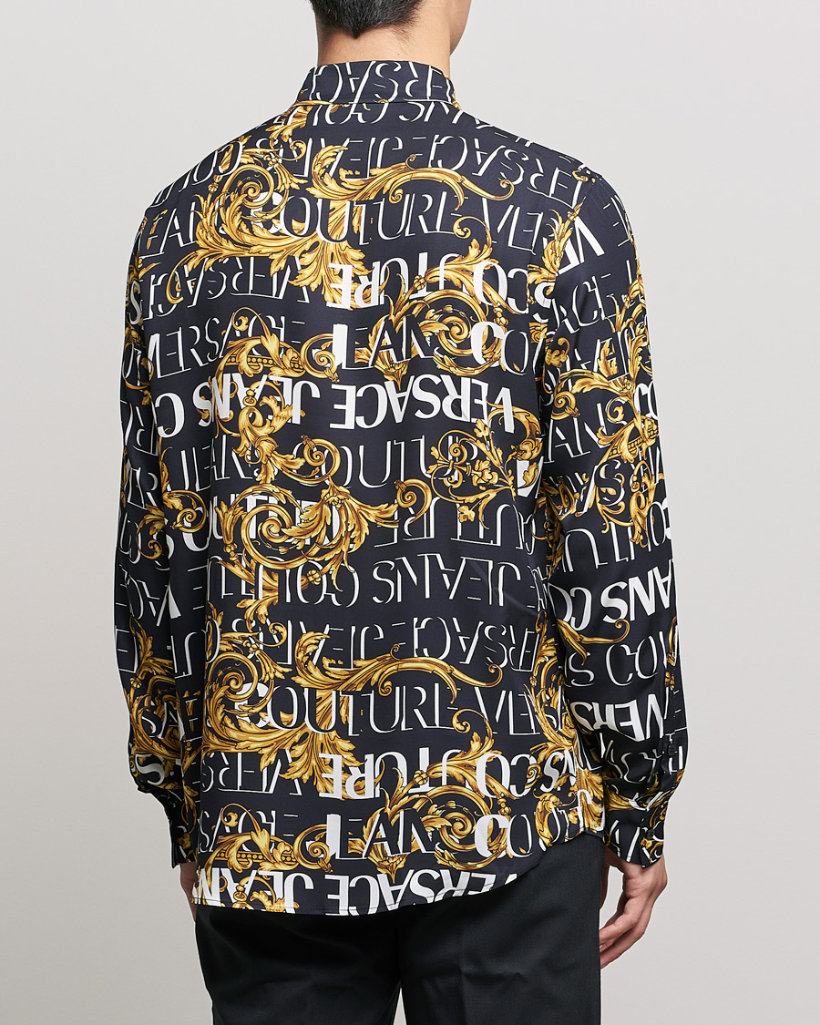 Homme | Chemises | Versace Jeans Couture | Logo Baroque Shirt Black