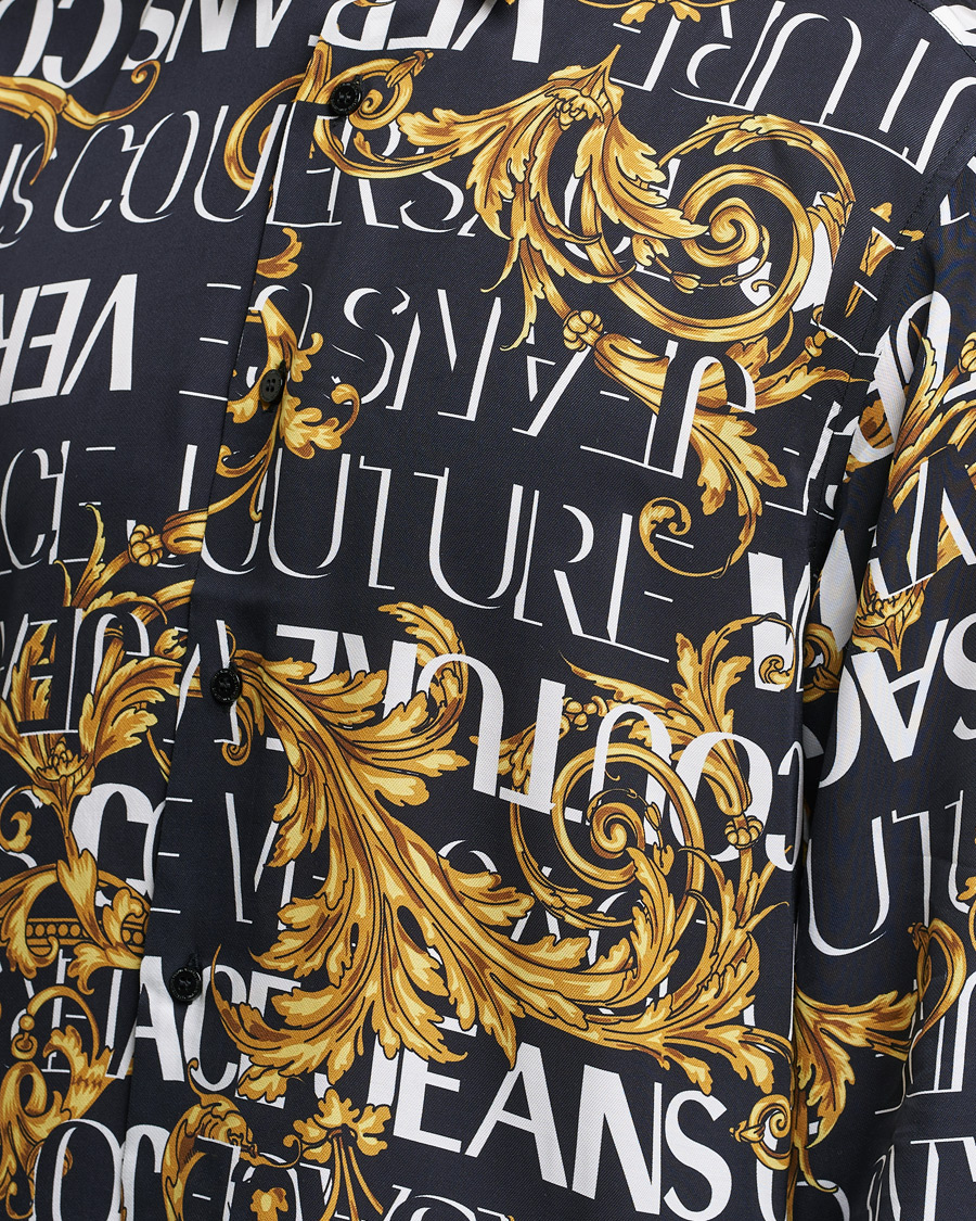 Homme | Chemises | Versace Jeans Couture | Logo Baroque Shirt Black