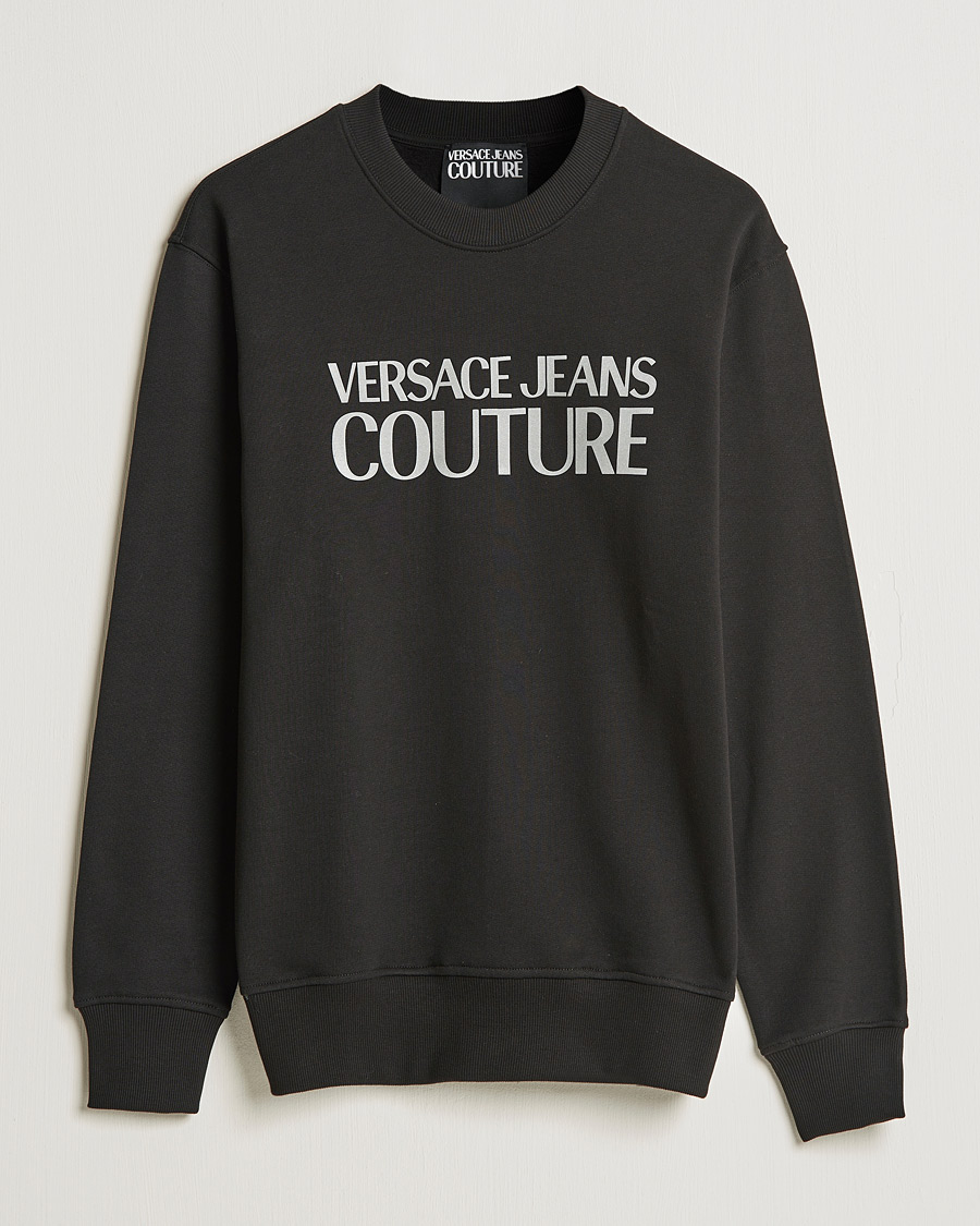 Homme | Pulls Et Tricots | Versace Jeans Couture | Logo Sweatshirt Black/Silver