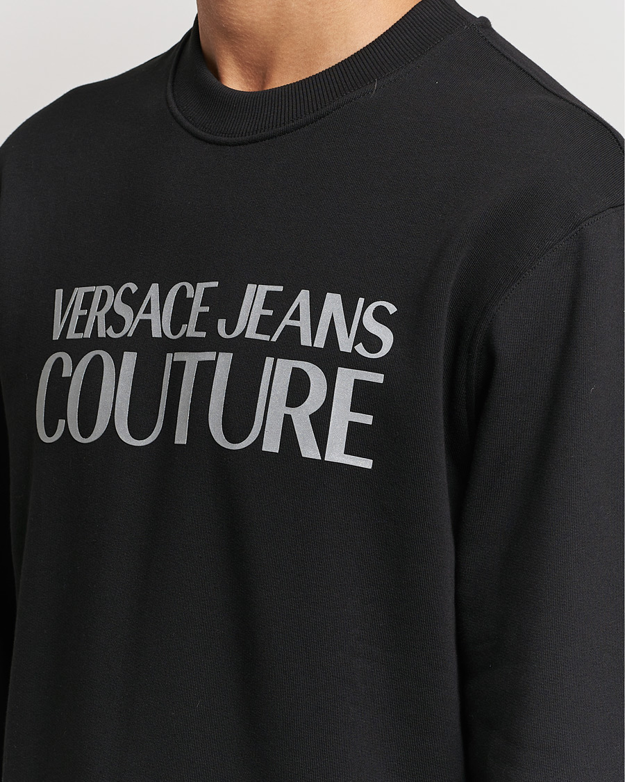 Homme | Pulls Et Tricots | Versace Jeans Couture | Logo Sweatshirt Black/Silver