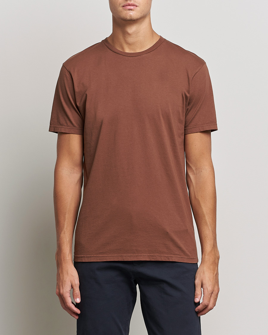 Homme | T-shirts À Manches Courtes | Colorful Standard | Classic Organic T-Shirt Cinnamon Brown
