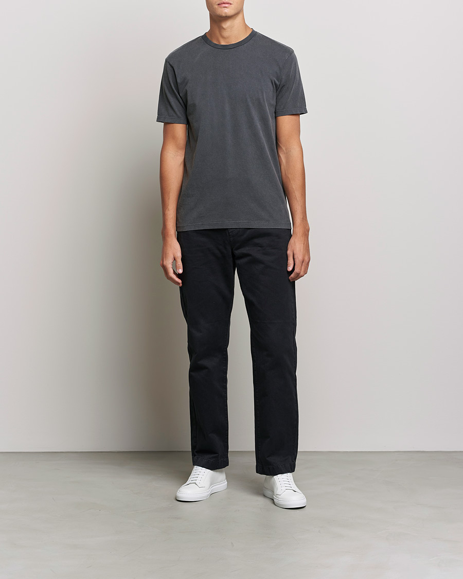 Homme | T-shirts | Colorful Standard | Classic Organic T-Shirt Faded Black