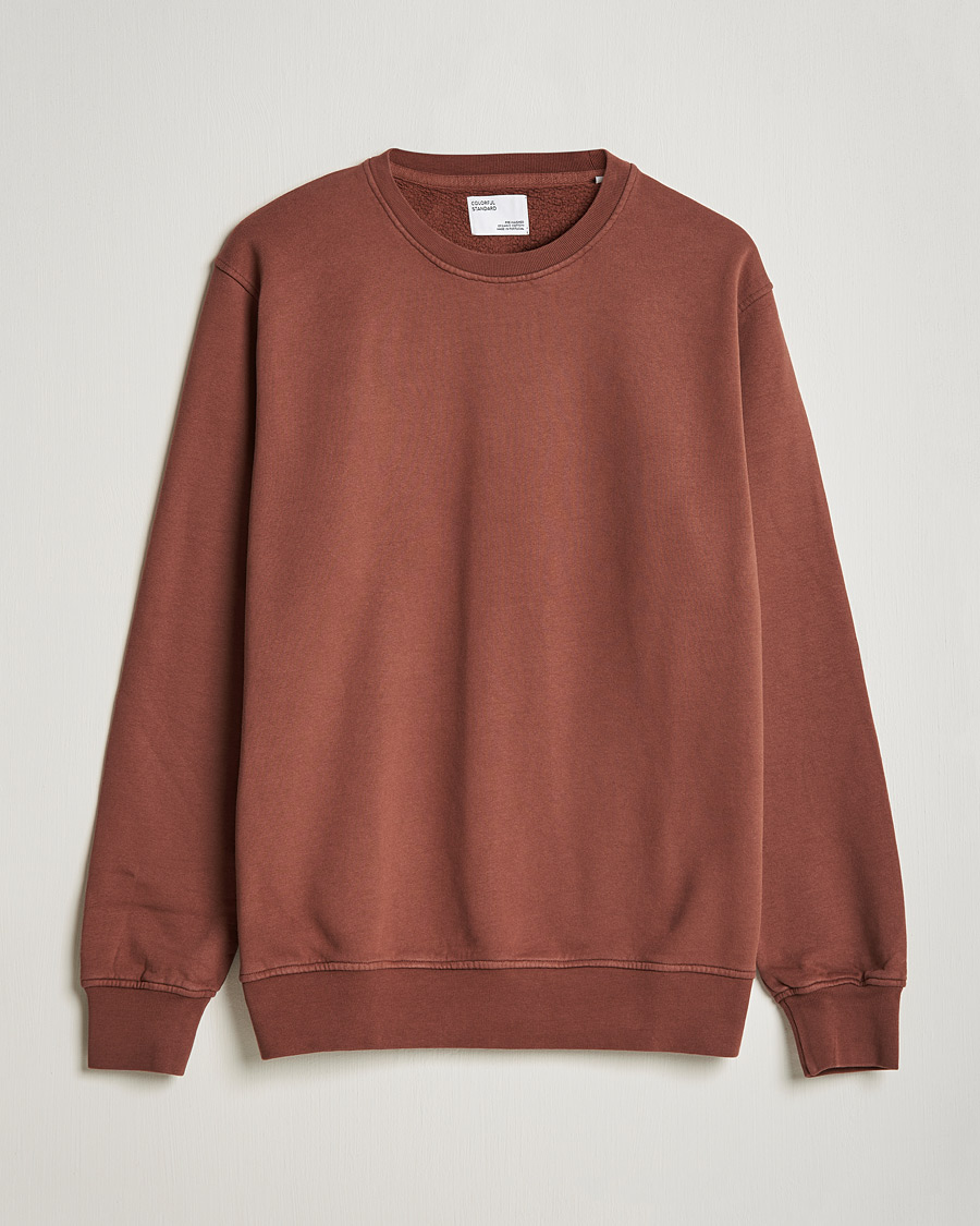 Homme | Pulls Et Tricots | Colorful Standard | Classic Organic Crew Neck Sweat Cinnamon Brown