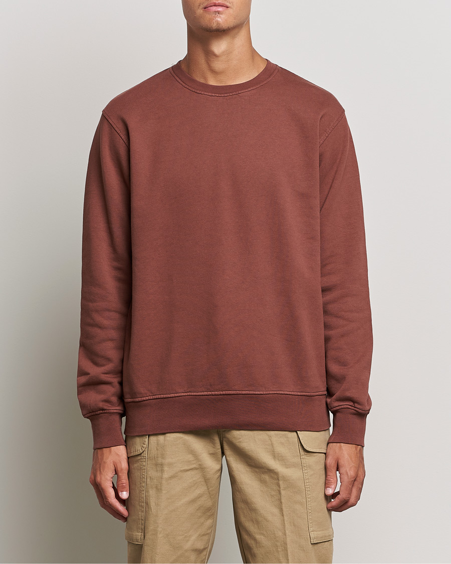 Homme | Pulls Et Tricots | Colorful Standard | Classic Organic Crew Neck Sweat Cinnamon Brown