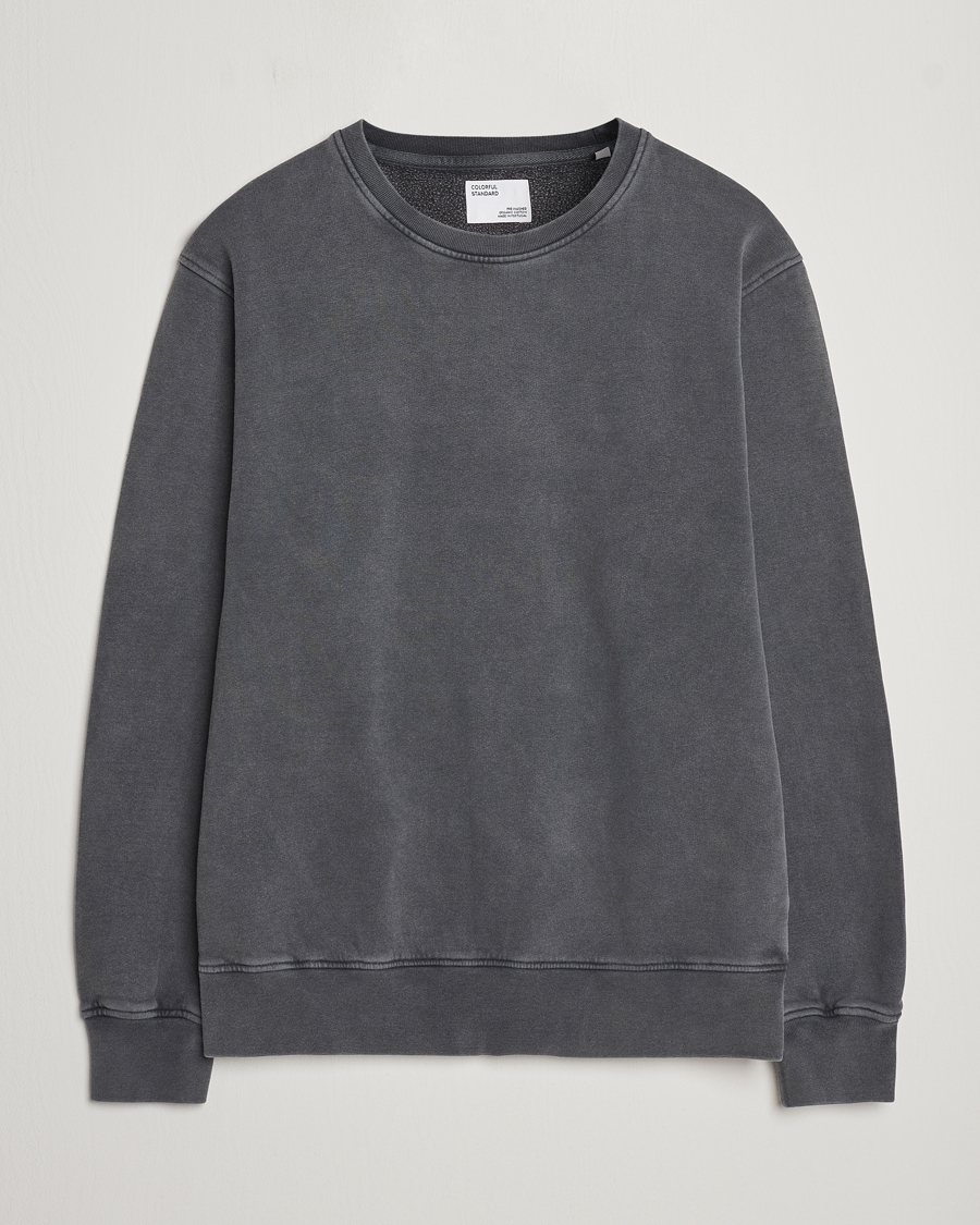 Homme | Pulls Et Tricots | Colorful Standard | Classic Organic Crew Neck Sweat Faded Black