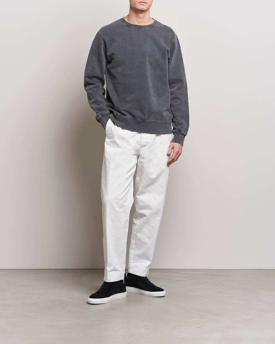 Homme | Pulls Et Tricots | Colorful Standard | Classic Organic Crew Neck Sweat Faded Black