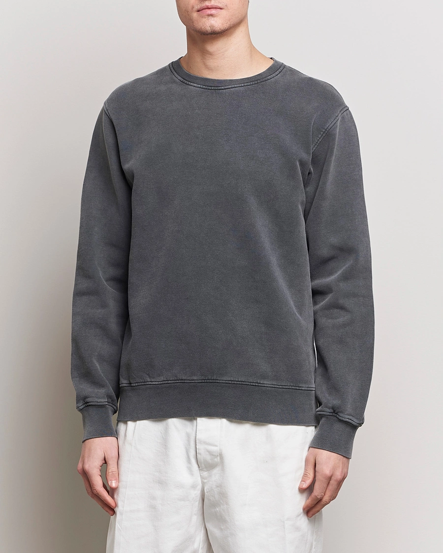Homme | Pulls Et Tricots | Colorful Standard | Classic Organic Crew Neck Sweat Faded Black