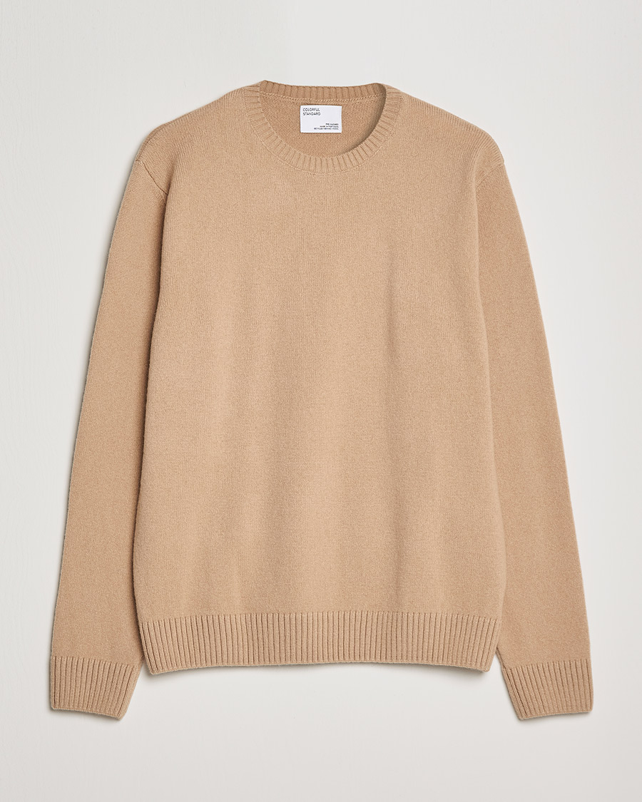 Homme | Pulls Et Tricots | Colorful Standard | Classic Merino Wool Crew Neck Honey Beige